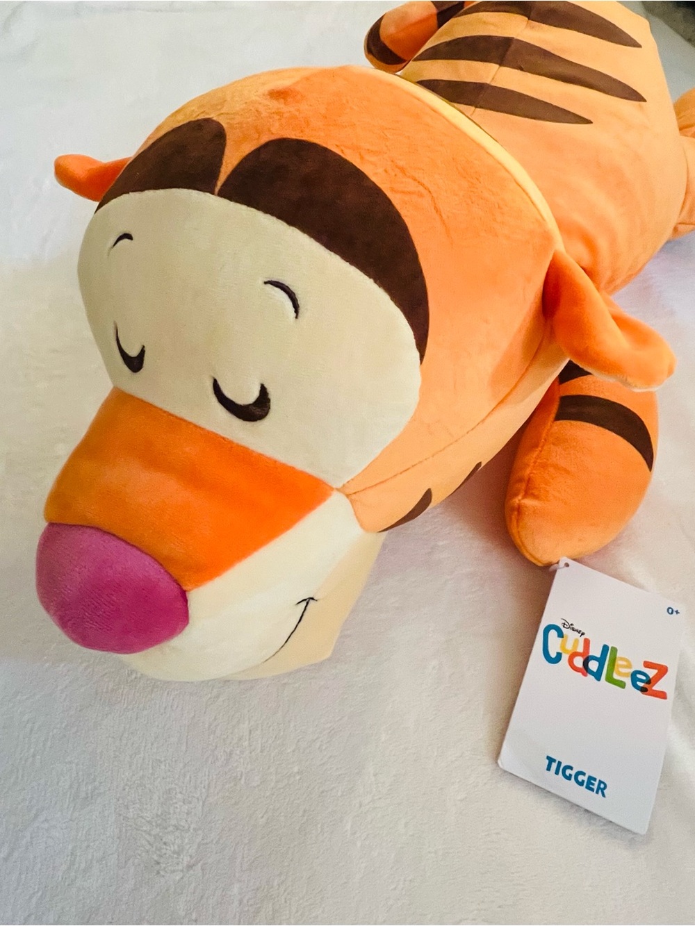 Disney Tigger Cuddleez - Orange, Cream & Pink Nose